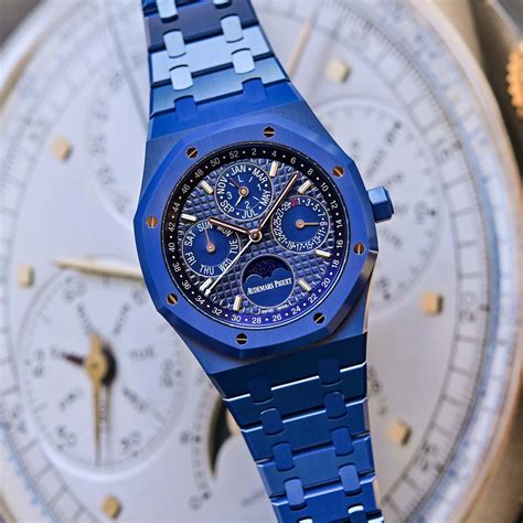 ap blue ceramic royal oak calendar.